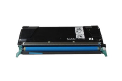 Cyan Toner Cartridge compatible with the Lexmark C734A1CG
